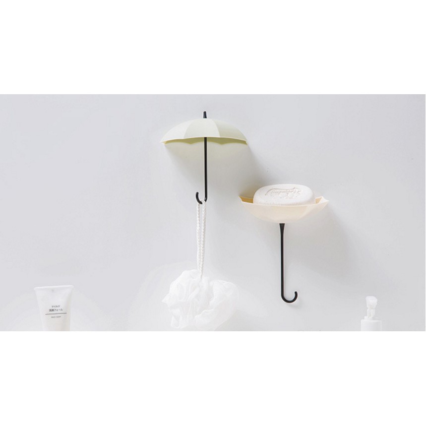 Móc treo đồ dính tường hình ô dù đẹp