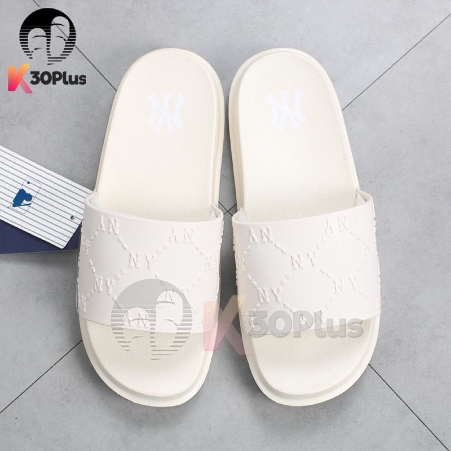 Dép Quai Ngang MLB VN CHUNKY DIA MONOGRAM(Chuẩn Auth tuồn)
