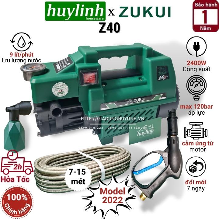 Máy rửa xe cao áp Zukui S3 [Osaka] - 2000W - Tặng bình phun xà bông [Zukui 2400W]