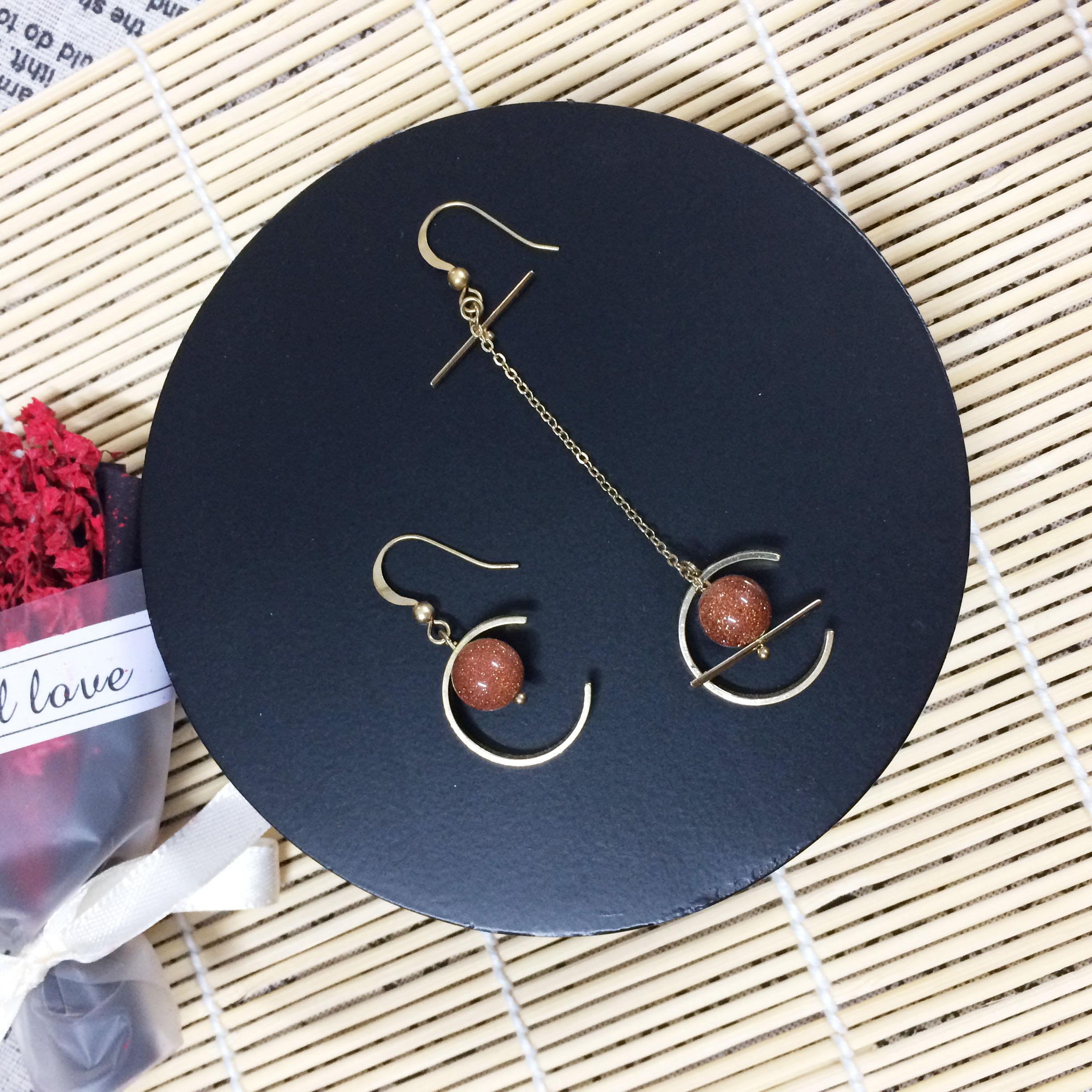 Khuyên tai thời trang bất đối xứng SX12