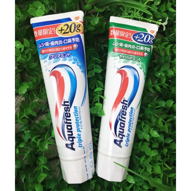 [HCM]Kem đánh răng Aquafresh +20gr (2 mùi vị)