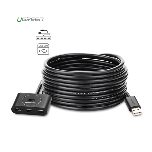 Hub USB Ugreen 4 Cổng 2.0 20212 (5m) - UGREEN 20212