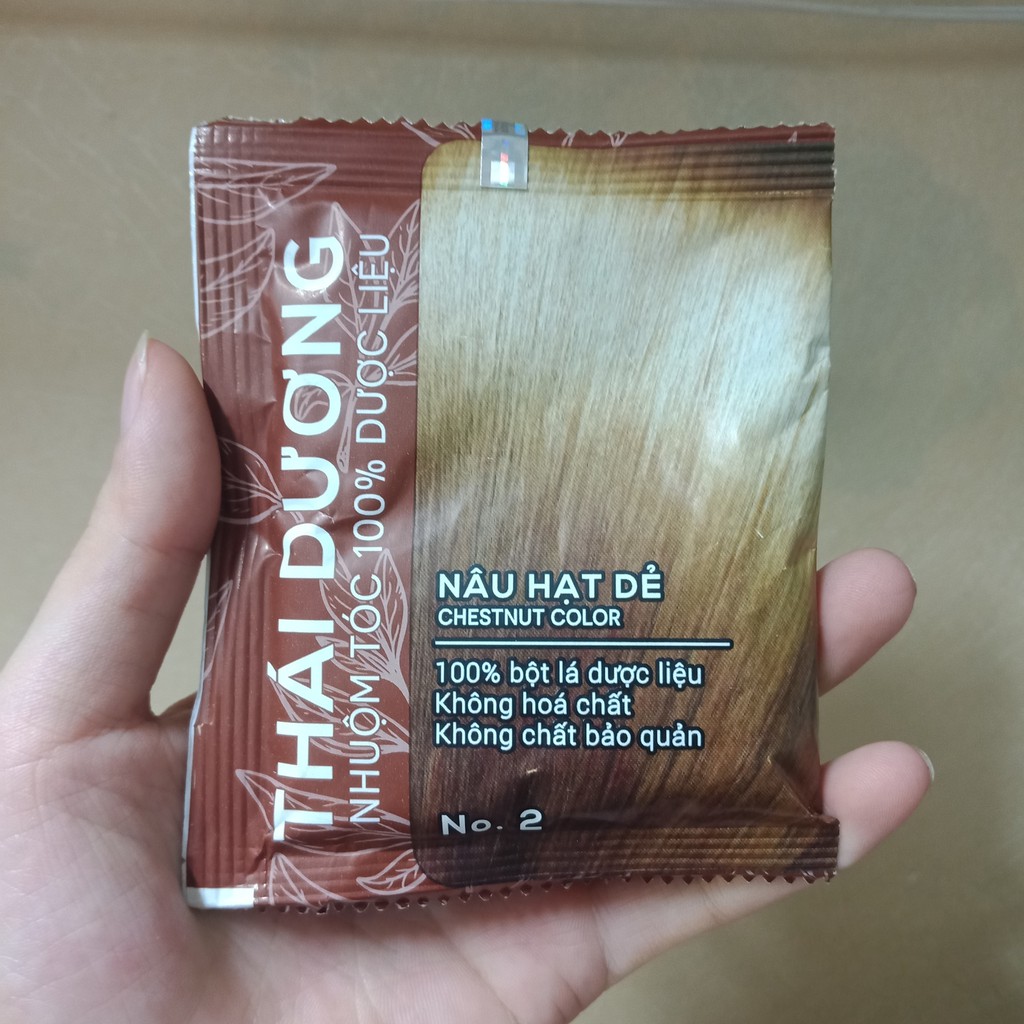 Nhuộm tóc Thái Dương màu Nâu Hạt Dẻ ( 1 gói )