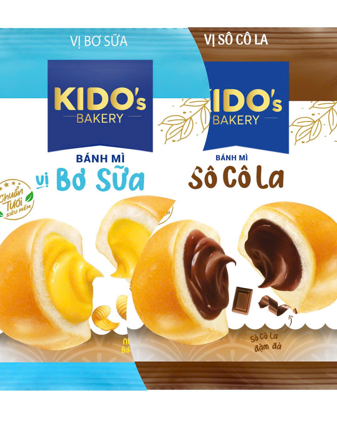 Bánh Mì Tươi Kido's Tròn Combo 5 cái