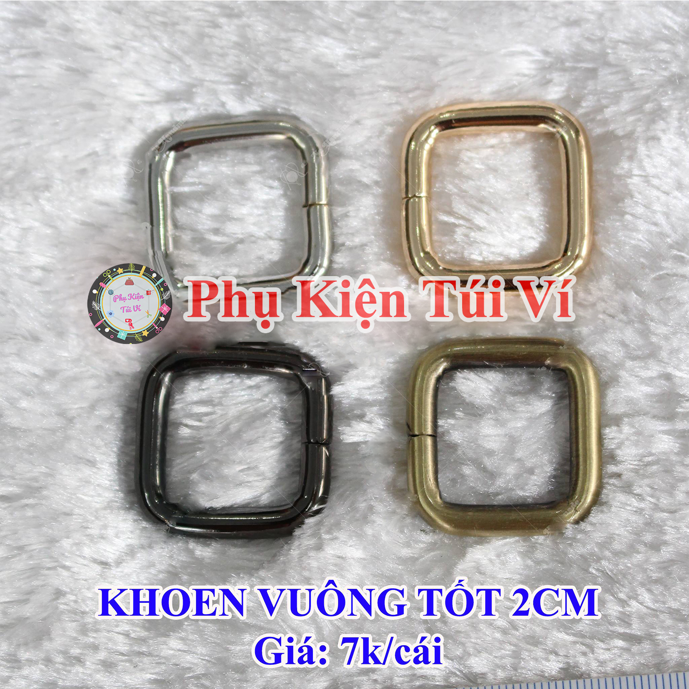 Khoen vuông 2cm