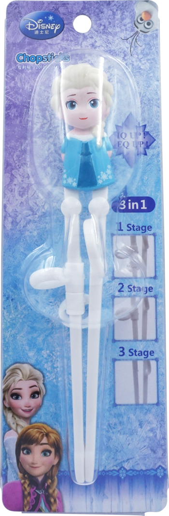 [ XẢ KHO 3 NGÀY ] Đũa tập ăn 3D Elsa, Anna