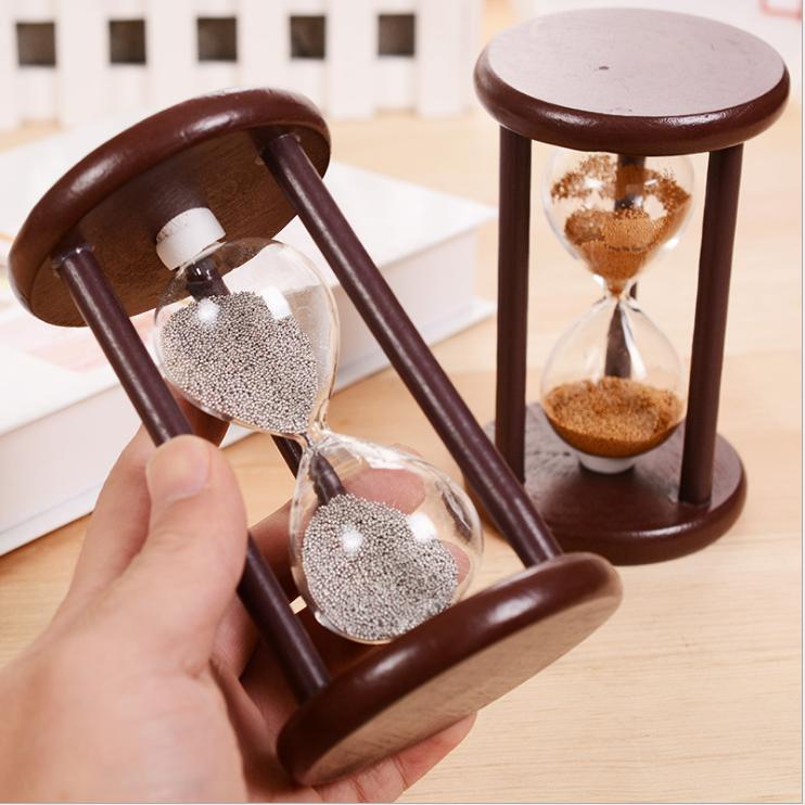 Đồng hồ cát khung gỗ để bàn bền đẹp
