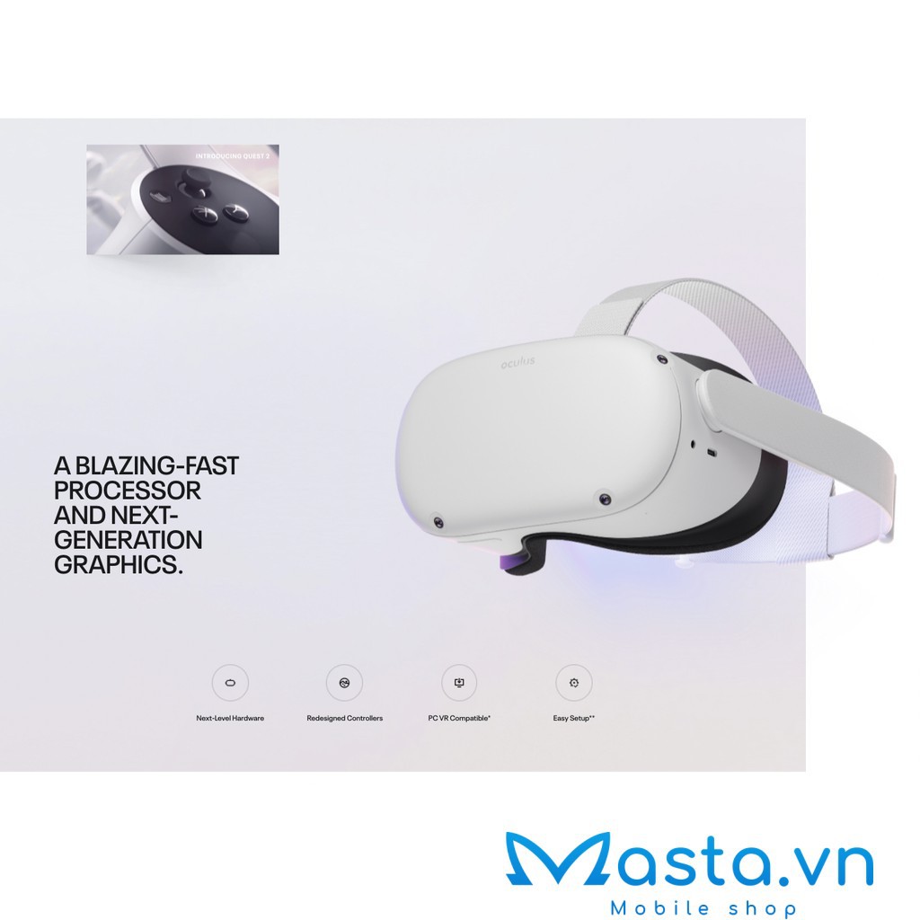 Oculus Quest 2 kính thực tế ảo  VR 64GB/128GB/256GB