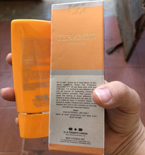 KEM CHỐNG NẮNG TENAMYD TRÀ XANH