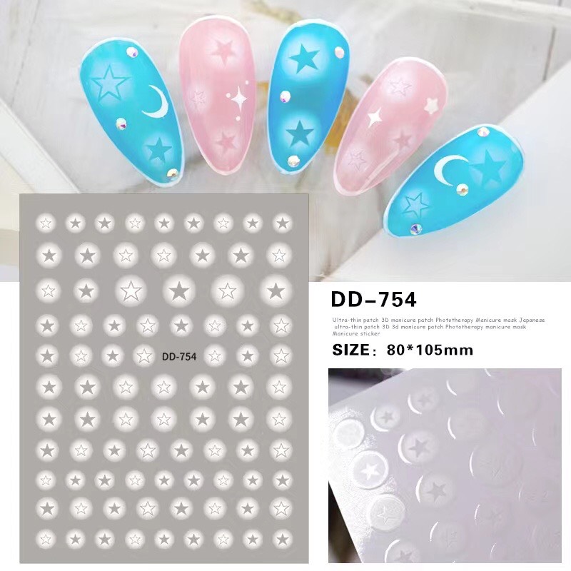 Sticker nail hình ombre ombre