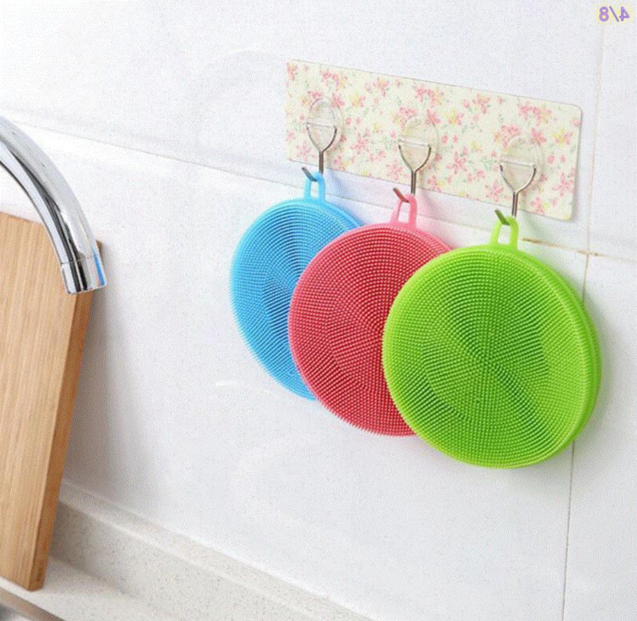 Miếng Rửa Chén Bát Silicon đa năng Siêu Sạch