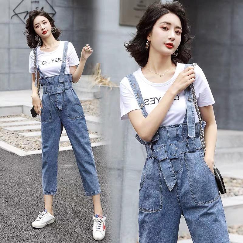 quần yếm jin thắt lưng cực chất