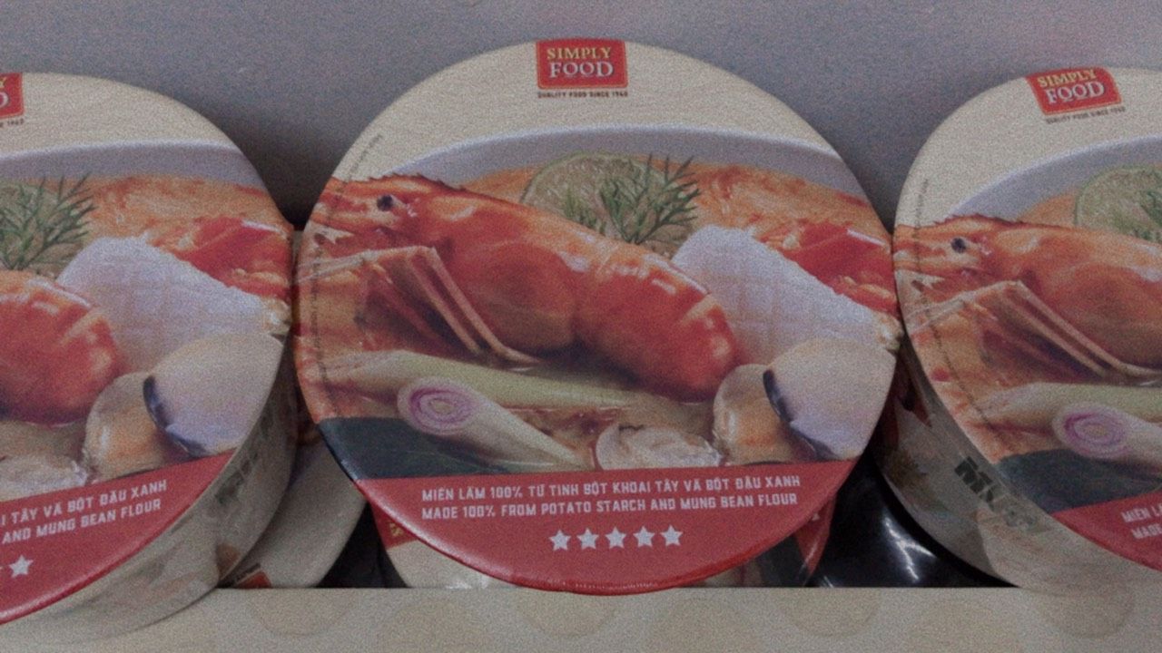 Miến Tom Yum Ăn Liền (9 tô/ thùng) - Tom Yum Vermicelli ( 9 bowls per Box)