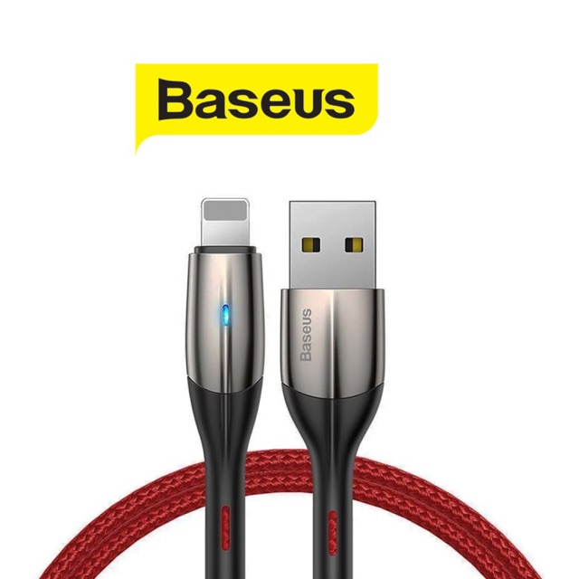 Cáp sạc và truyền dữ liệu tốc độ cao Baseus Horizontal Data Lightning cho iPhone/ iPad dài 1m/2m