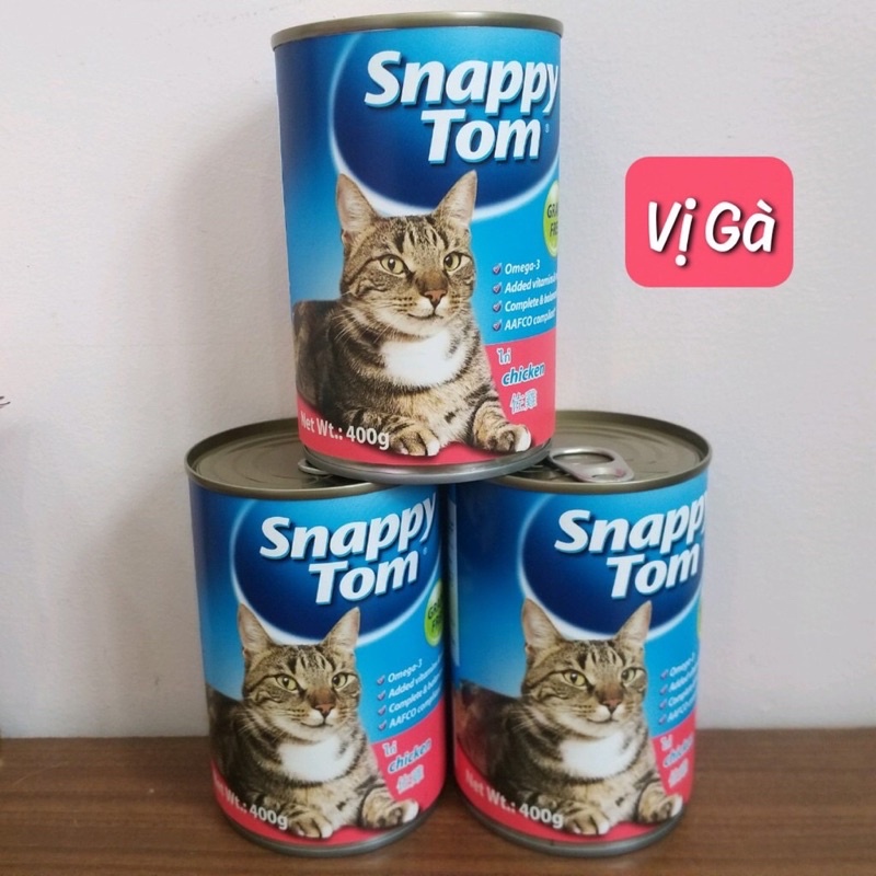 Pate Snappy Tom lon 400gr