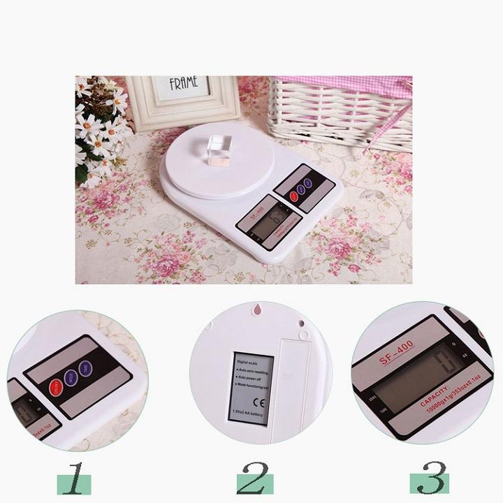 Cân Điện tử Nhà Bếp 7kg (kèm 2 Pin)