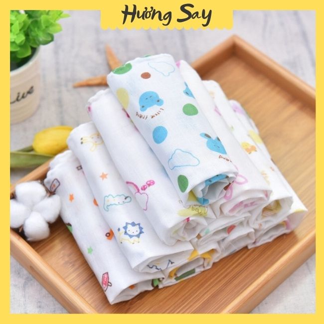 Khăn xô tắm 4 lớp cho bé kt 80*72cm