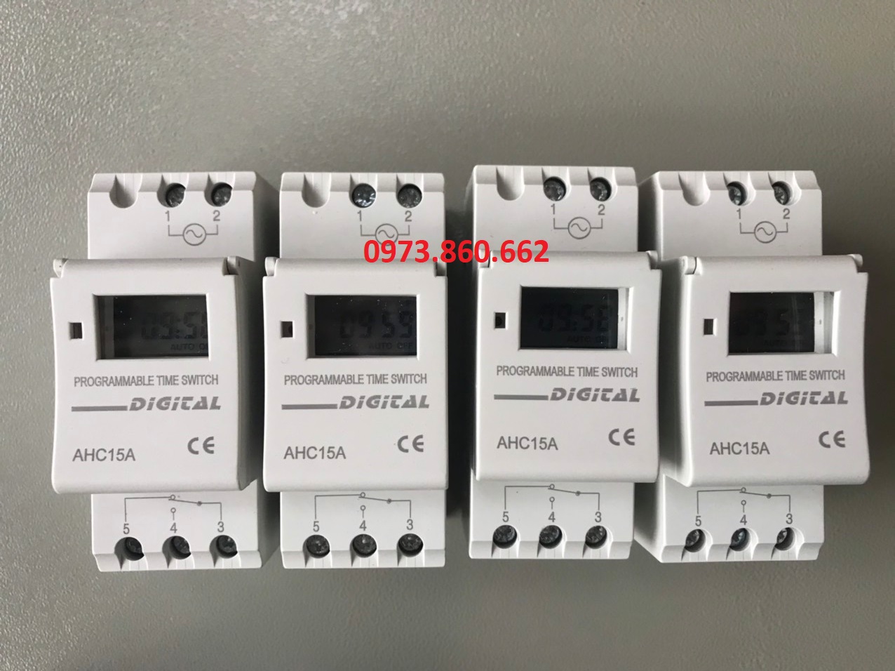 Công tắc hẹn giờ thời gian AHC15A 220V - Timer tuần