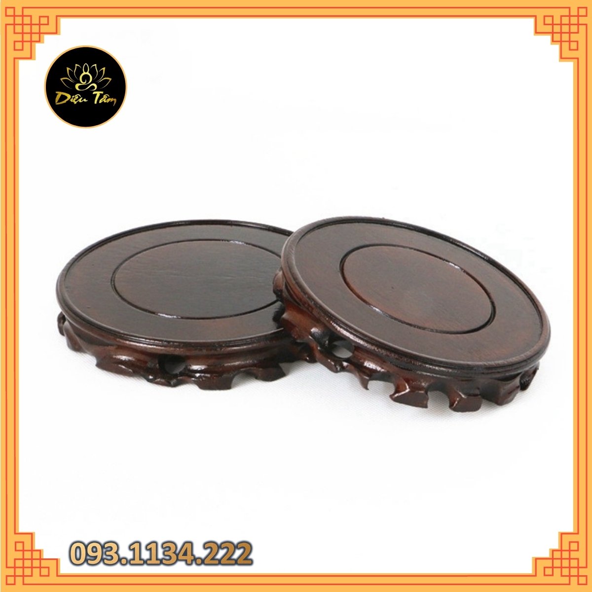 Đôn wood soles Wood worship, Censer burst bass, set statue worship, potted plant, articles of Feng Shui