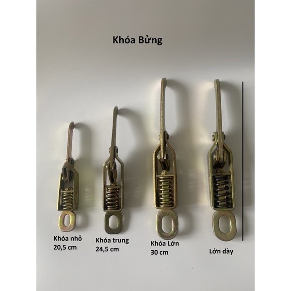 Khóa tôm, khoá bửng thùng xe tải