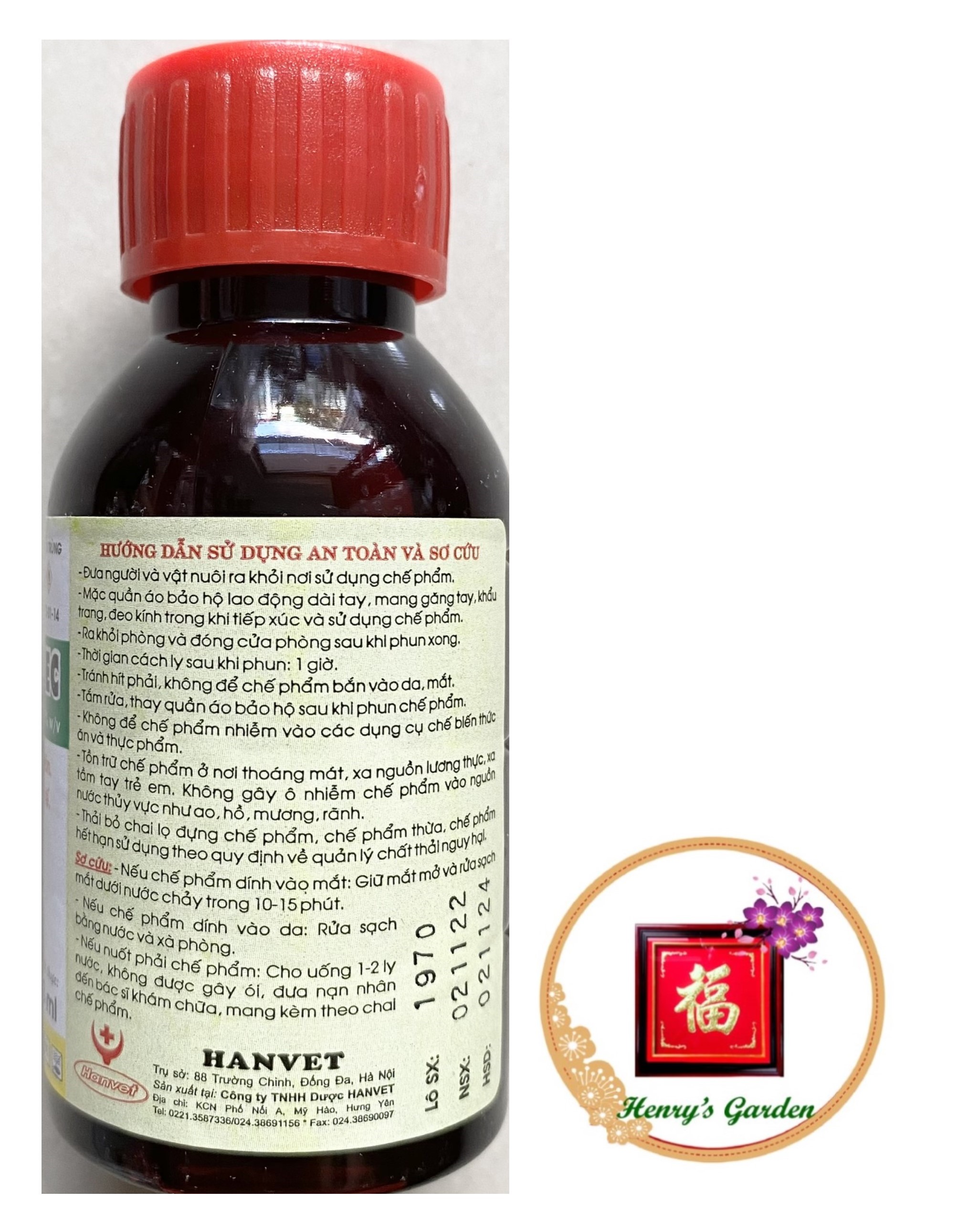 Thuốc Diệt Han-Pec 50EC Chế Phẩm Diệt Côn Trùng - #064B# 100ml