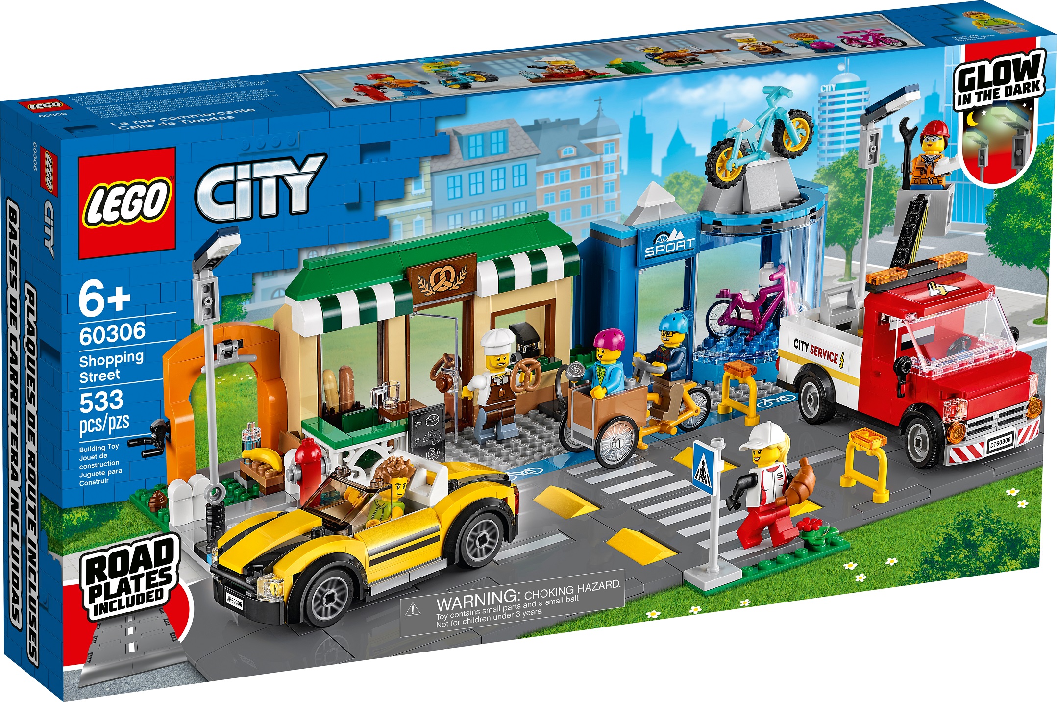 [BRICK4U] LEGO CITY - 60306 - SHOPPING STREET