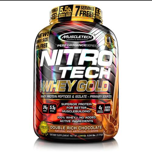 SỮA TĂNG CƠ MUSCLETECH NITRO TECH WHEY GOLD 5.5LBS (2.5KG)