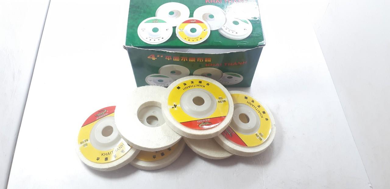 1 Cặp Nỉ trắng Đánh Bóng 4 in