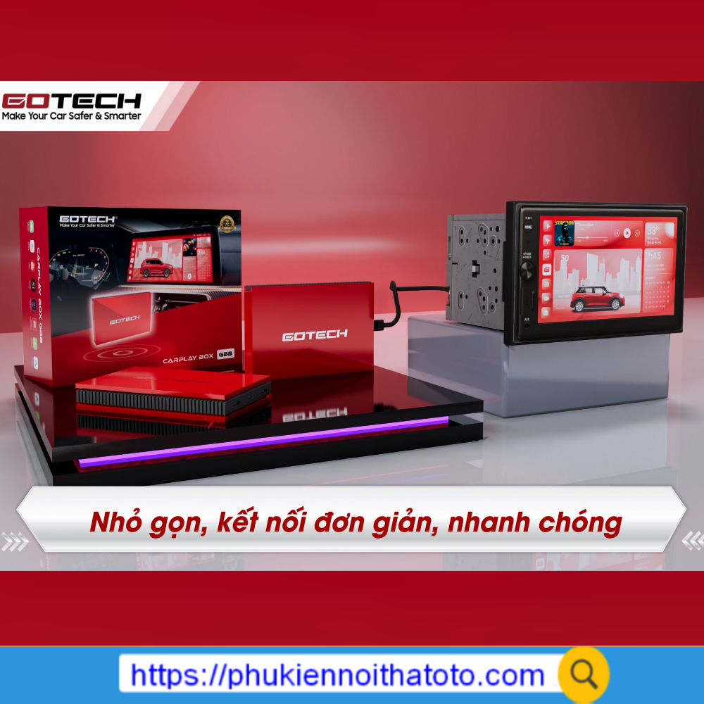 ANDROID BOX GOTECH GB8 + Vietmap live 2 năm