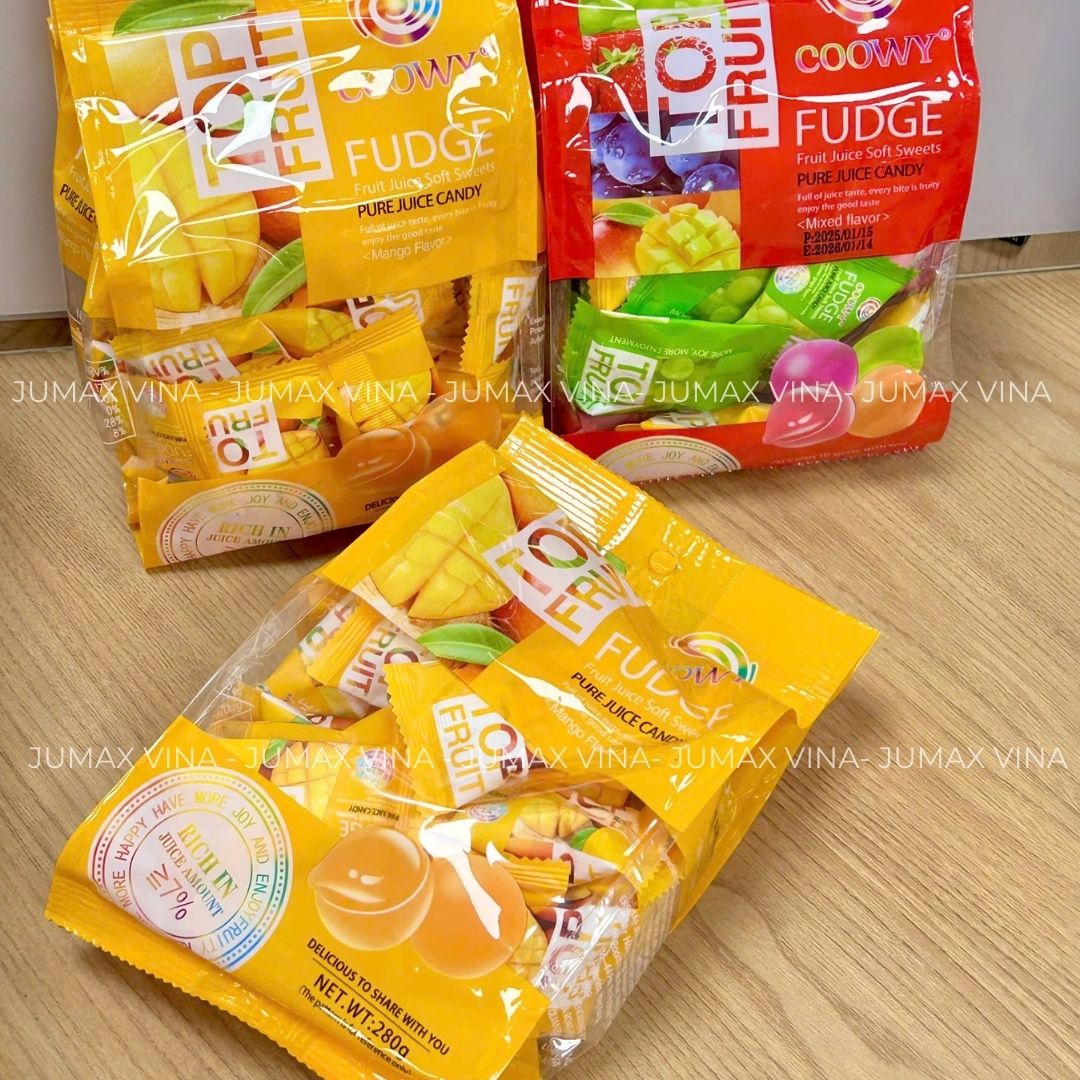 [HCM] BAO BÌ MỚI Kẹo dẻo trái cây Coowy TOP FRUIT COOWY