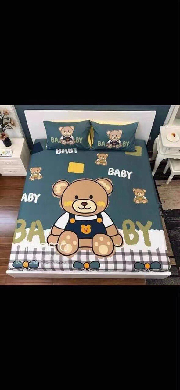 Ga chống thấm hàng chuẩn 1m6*2m CHẤT LIỆU COTTON POLY GIAO MÀU NGẪU NHIÊN NẾU CHỌN MÀU ( CHÁT VỚI SHOP )