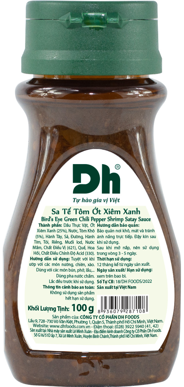 Sa Tế Tôm Ớt Xiêm Xanh Dh Foods