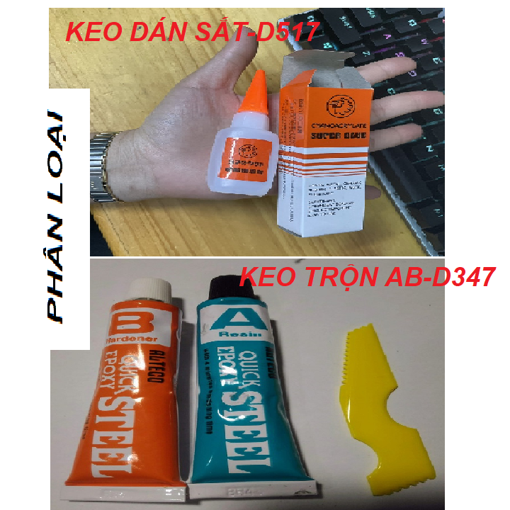 KEO DÁN AB TRỘN SIÊU DÍNH - 000347