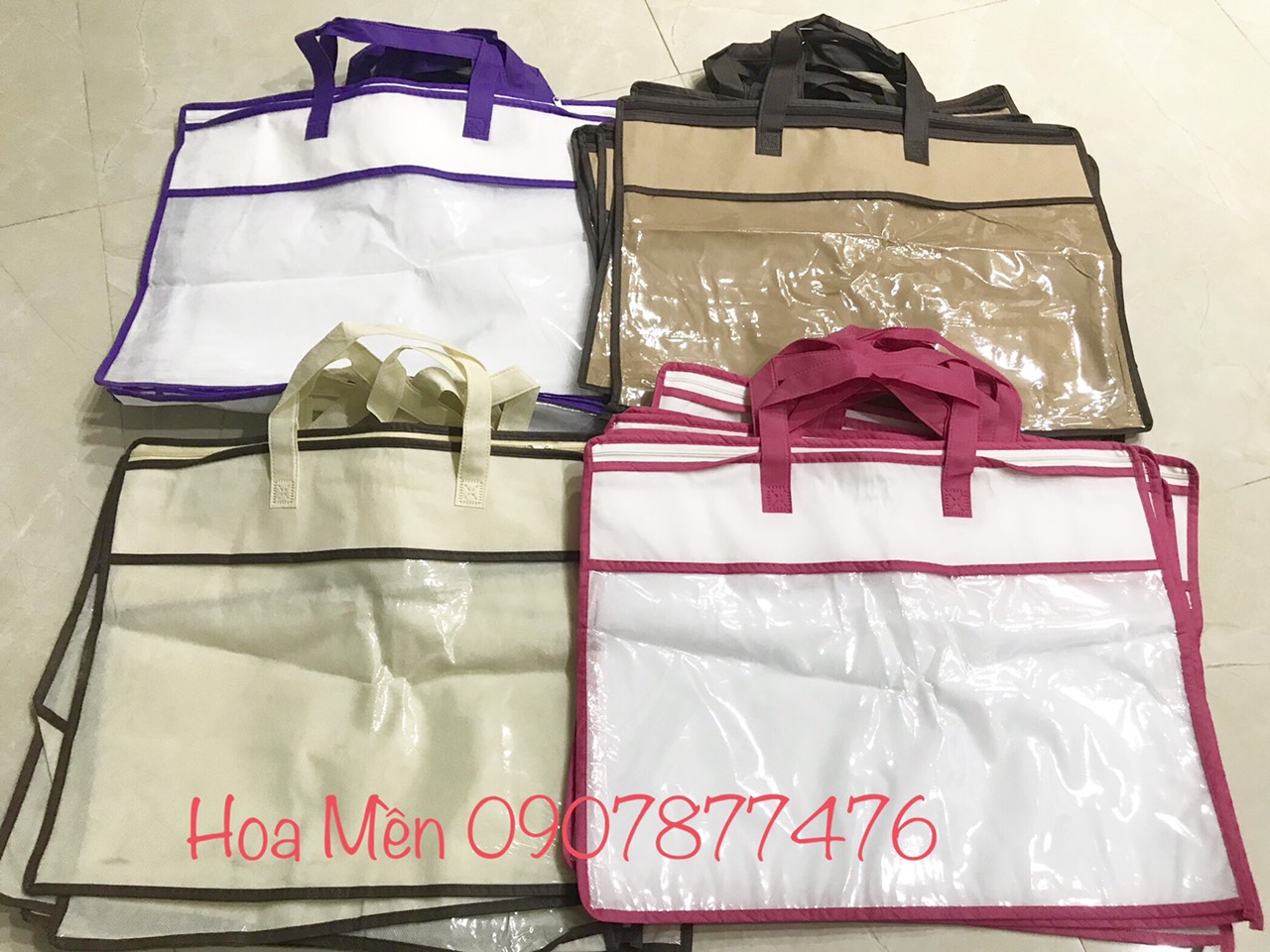 ❌(Bao)(Túi)❌ đựng chăn mền đồ dùng Size 47 x 37cm