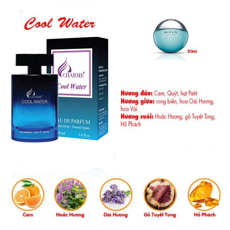 [HCM]Nước Hoa Nam Cool Water 100ML Nước Hoa
