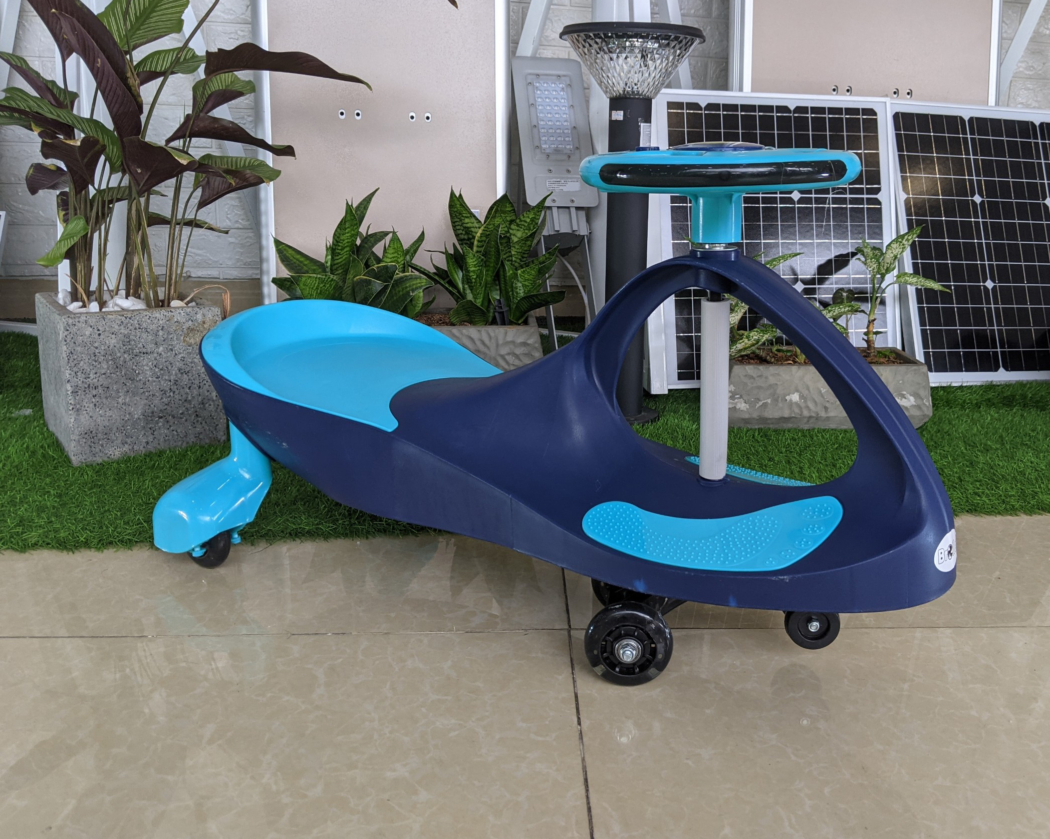 Xe lắc cho trẻ em baby plaza hzl-919 có nhạc