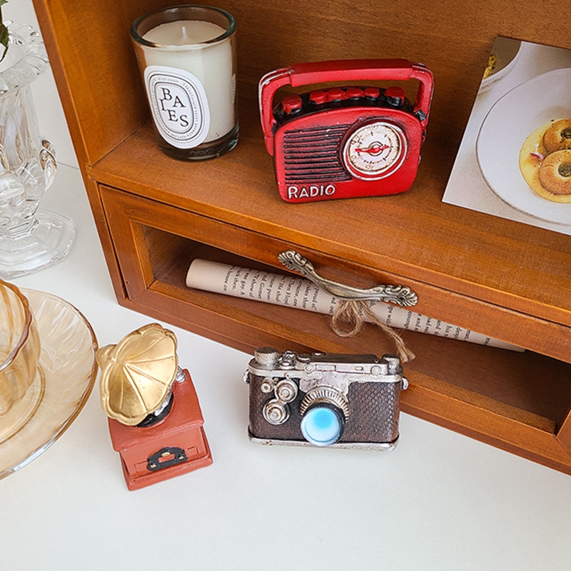 Mô Hình Máy Ảnh Để Bàn Dùng Trang Trí Phong Cách Retro
