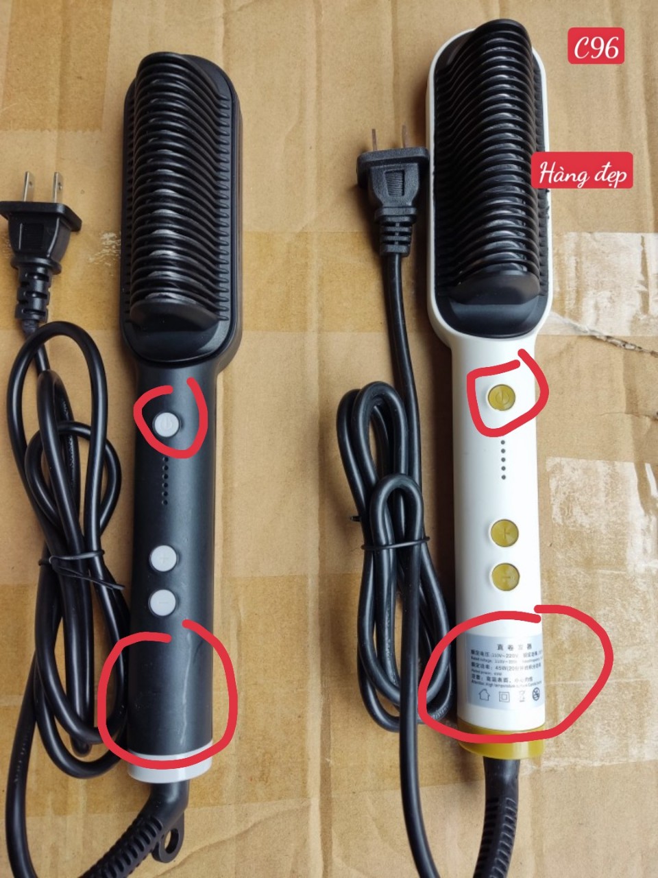 [LD] [LD] Lược Điện Chải Thẳng Tóc , tạo kiểu tóc đơn giản phong cách hàn quốc (có sỉ giá siêu rẻ)