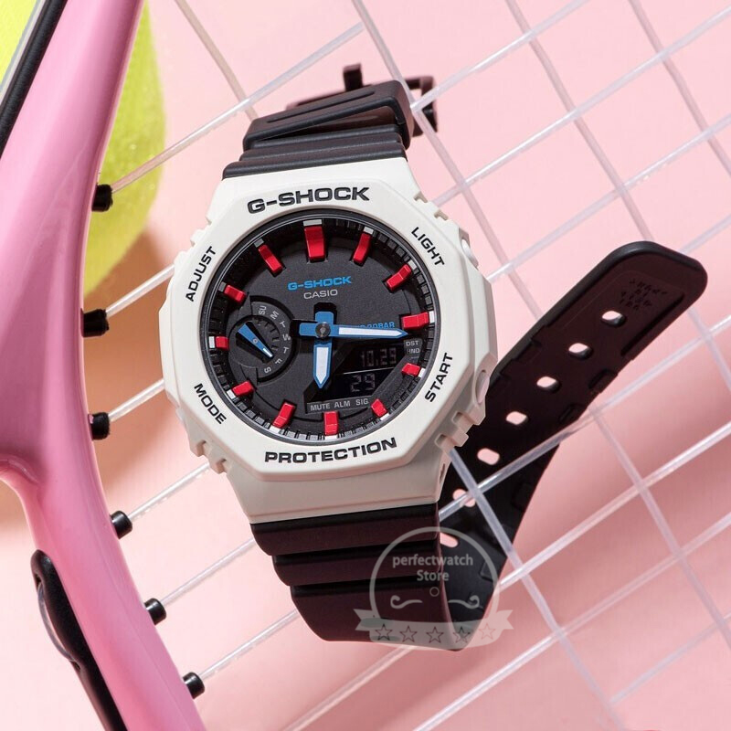 Đồng Hồ Thể Thao Nữ G SHOCK GMA S2100 Chính Hãng Hiển Thị Thời Gian Kép Đèn LED World Time Chống Nước Và Chống Nước Chống Sốc   Đồng Hồ Đeo Tay Thể Thao NữVới GMA-S2100WT-7A2 Bảo Hành 2 Năm - Pin trọn đời