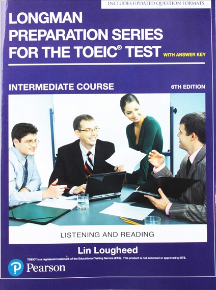 Bookmedi - longman preparation series for the toeic test - listening and reading inter: student book with mp3 with key