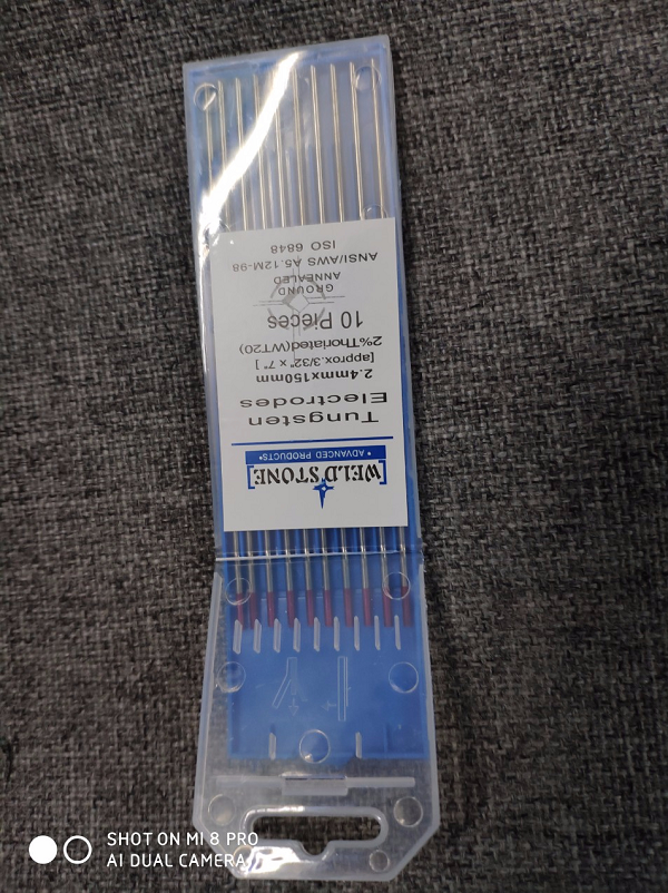 Kim hàn tig inox 2.4*150