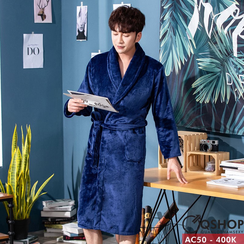 Áo Choàng Tắm Lông Mịn Cao Cấp Ac50