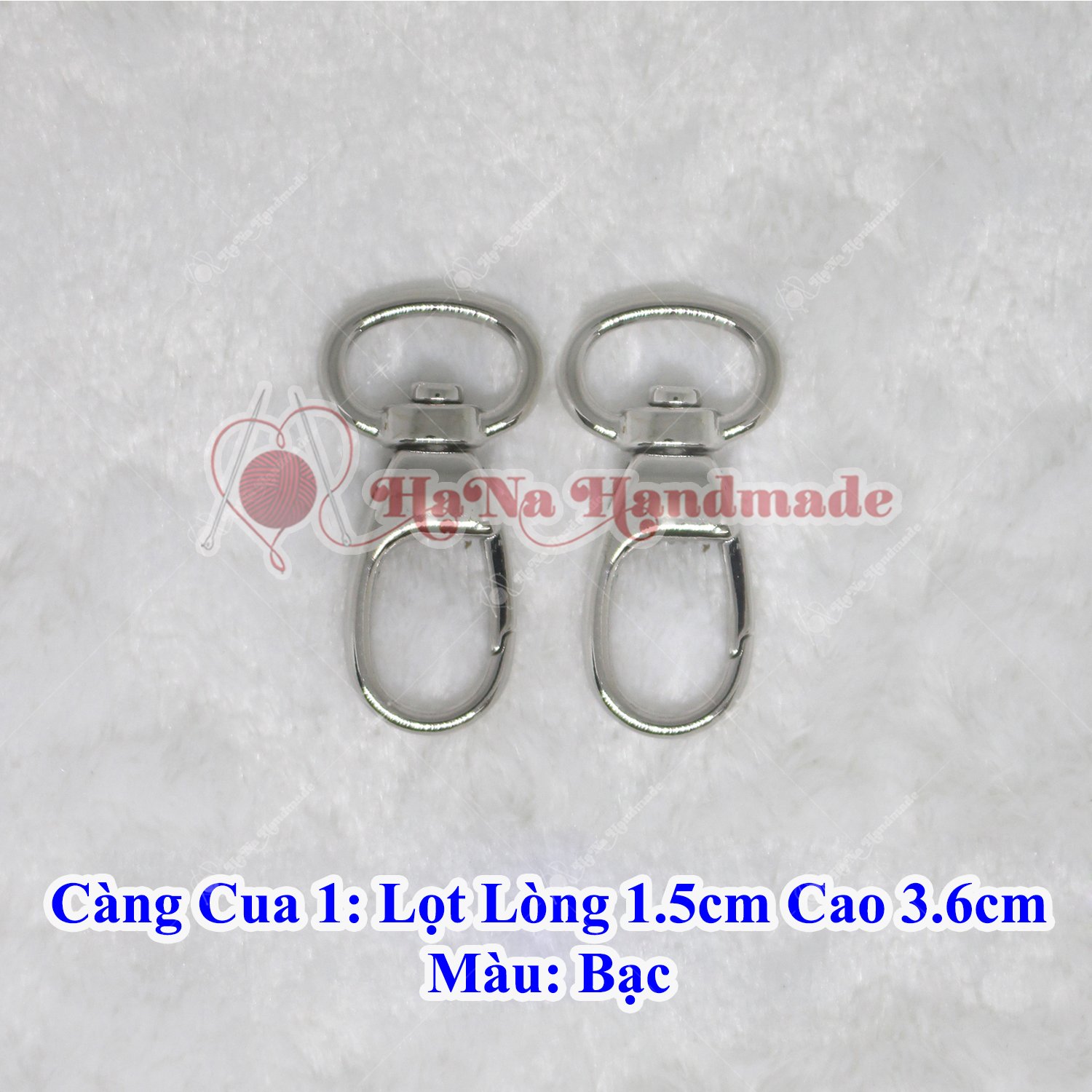 càng cua 12k gắn túi xách