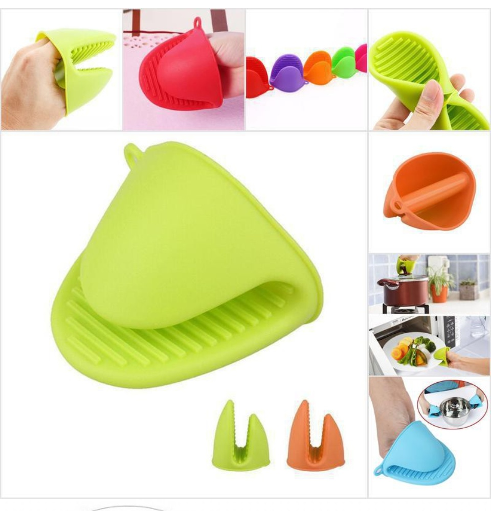 Set 2 Miếng Nhấc Nồi Silicon Nhiều Màu