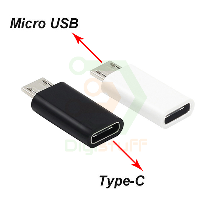 Đầu chuyển Micro USB dương sang USB type C âm