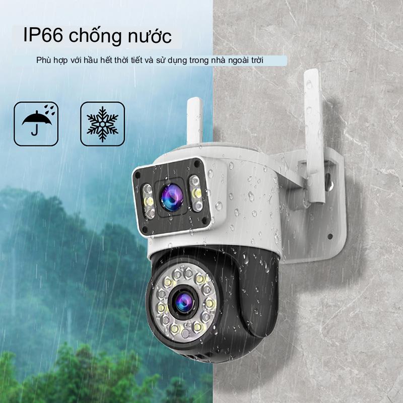 Camera Yoosee 2 mắt Q42 PRO 8MP, 4K, Ngoài trời 2 ống kính, 2 khung hình  xem cùng lúc xoay 360 độ, Đèn báo động đỏ | Lazada.vn