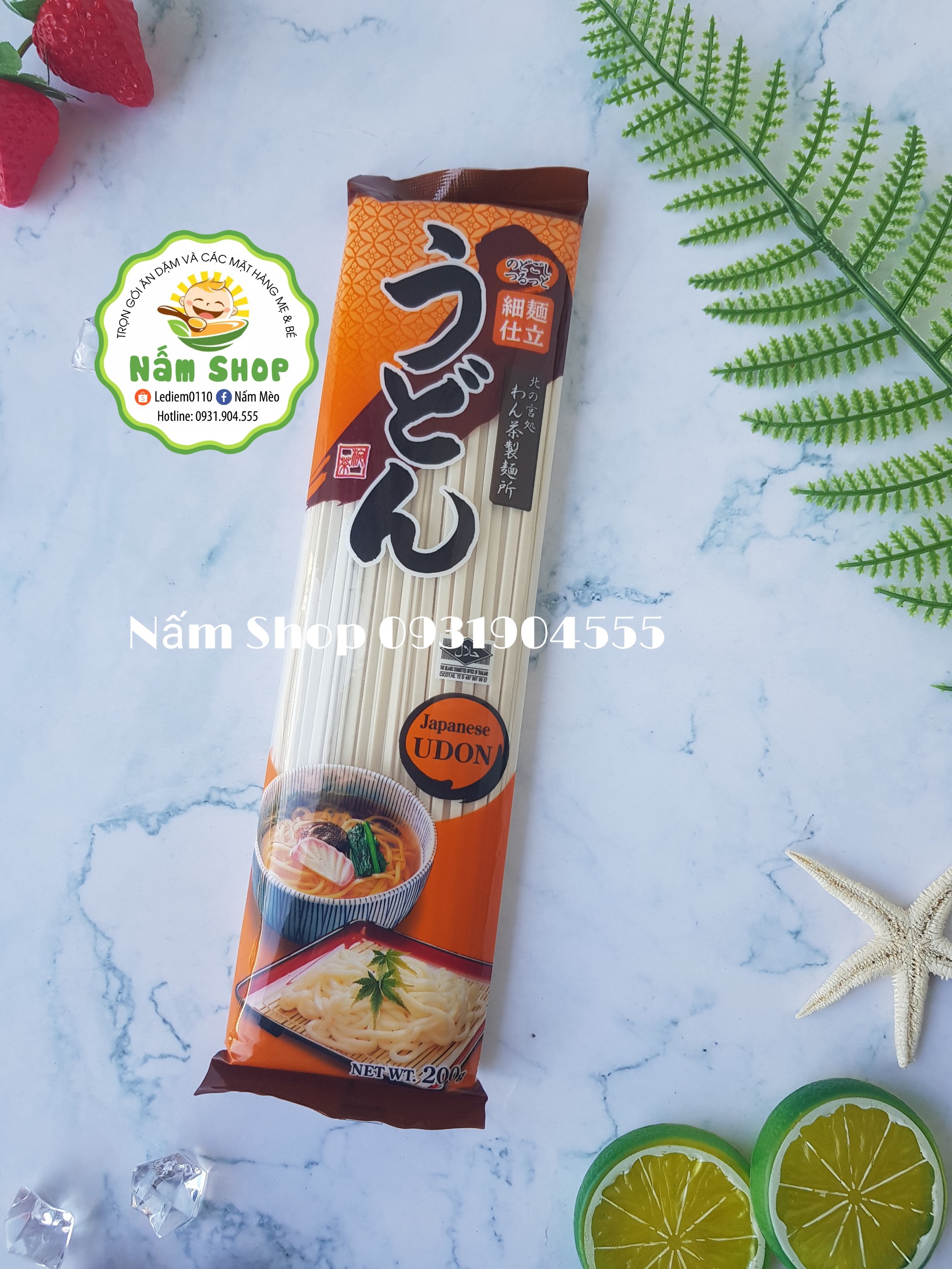 Mì Udon Yamamori Nhật Bản sợi dài