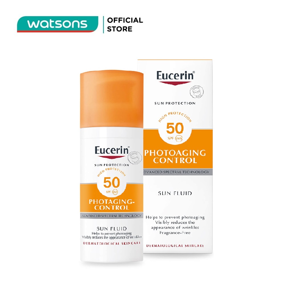 Kem Chống Nắng,Chống Lão Hóa Eucerin Photoaging Control SPF50+ 50ml