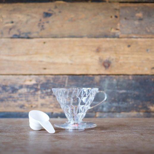 Phễu pha cà phê Hario V60 trong suốt (VD-01T)