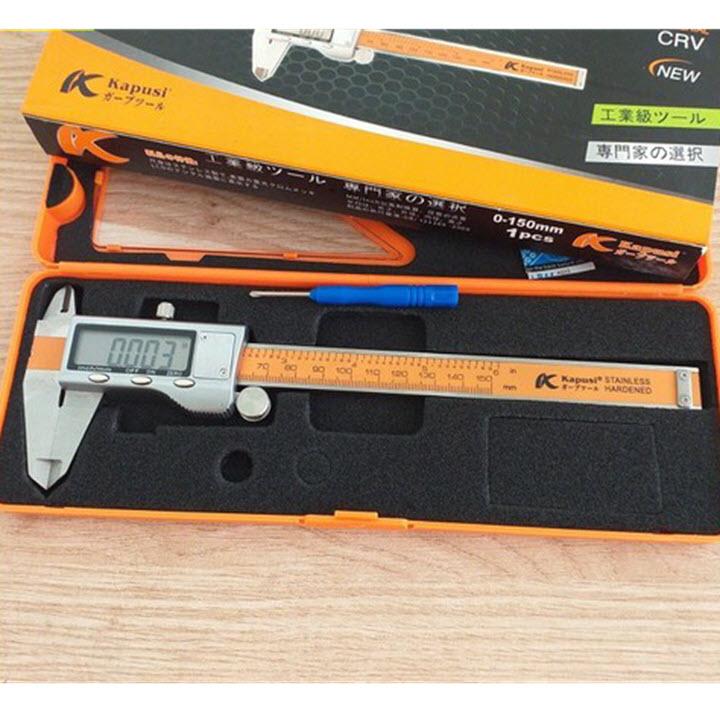 THƯỚC KẸP, CẶP ĐIỆN TỬ KAPUSI 150MM